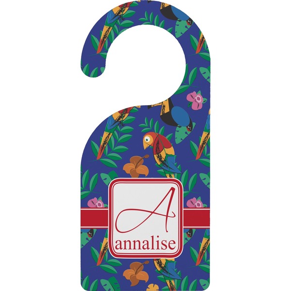 Custom Parrots & Toucans Door Hanger (Personalized)