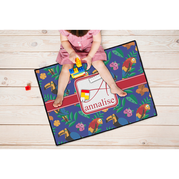 Parrots & Toucans Door Mats - LIFESTYLE kid