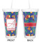 Parrots & Toucans Double Wall Tumbler with Straw - Approval