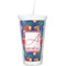 Parrots & Toucans Double Wall Tumbler with Straw (Personalized)