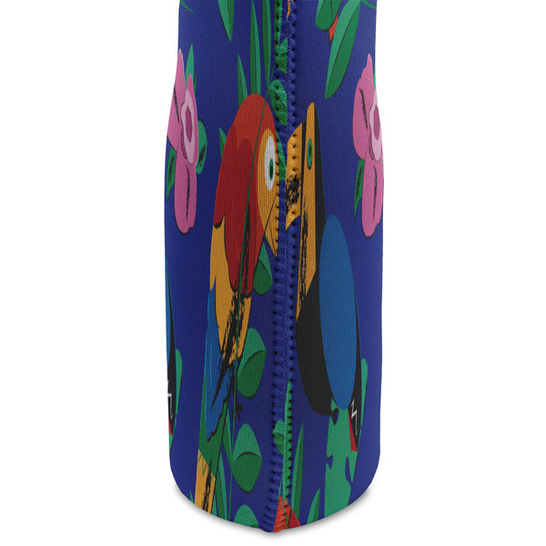 Parrots & Toucans Double Wine Tote - DETAIL 2 (new)