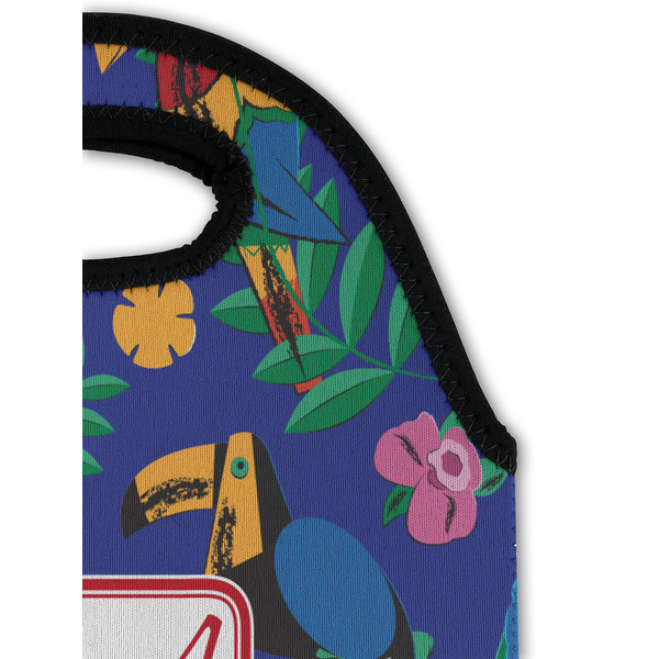 Parrots & Toucans Double Wine Tote - Detail 1 (new)