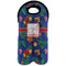 Parrots & Toucans Wine Tote Bag (2 Bottles) (Personalized)