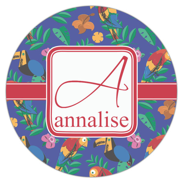 Parrots & Toucans Drink Topper - Medium - Single