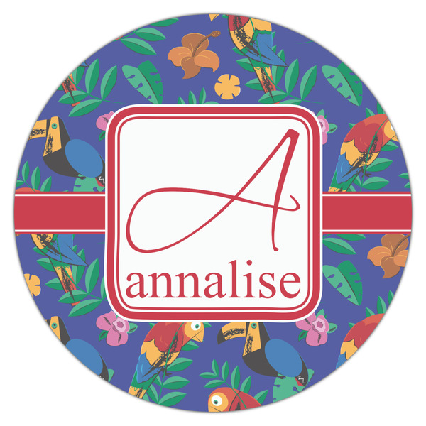 Parrots & Toucans Drink Topper - XLarge - Single