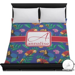 Parrots & Toucans Duvet Cover - Full / Queen (Personalized)