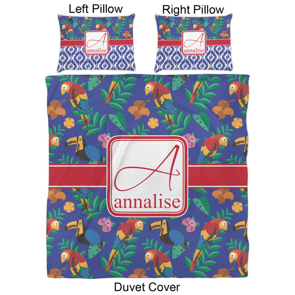 Parrots & Toucans Duvet Cover Set - Queen - Approval
