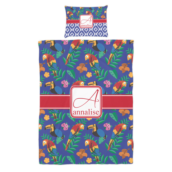 Parrots & Toucans Duvet Cover Set - Twin - Alt Approval