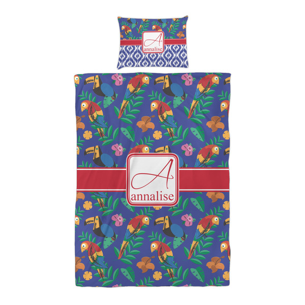 Parrots & Toucans Duvet Cover Set - Twin XL - Alt Approval