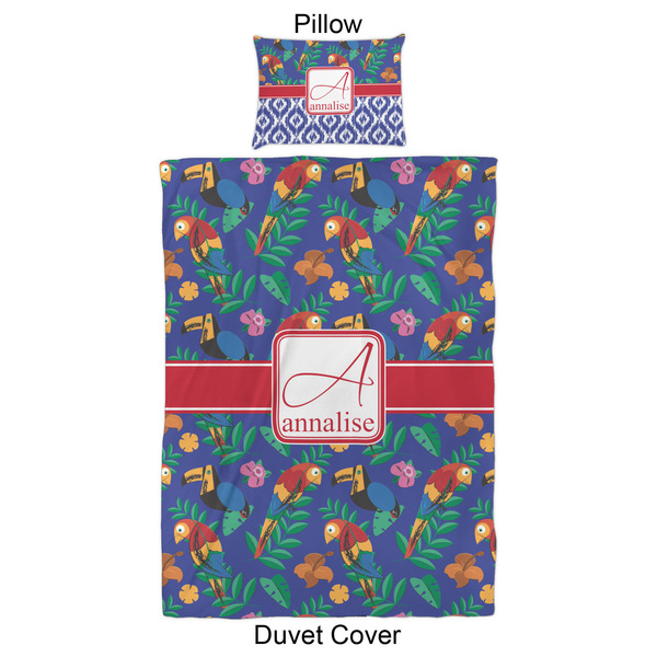 Parrots & Toucans Duvet Cover Set - Twin XL - Approval