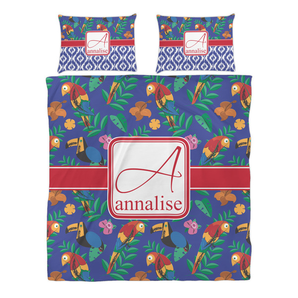 Parrots & Toucans Duvet cover Set - Queen - Alt Approval