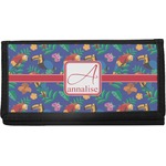 Parrots & Toucans Canvas Checkbook Cover (Personalized)