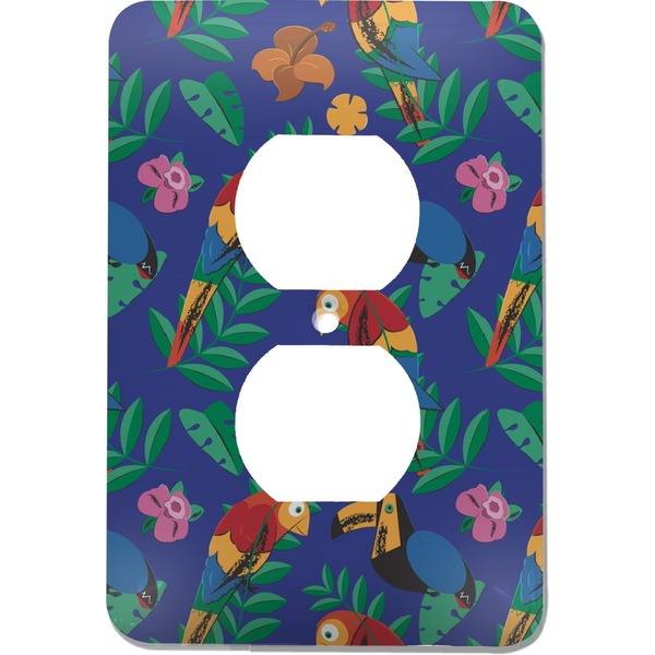 Custom Parrots & Toucans Electric Outlet Plate