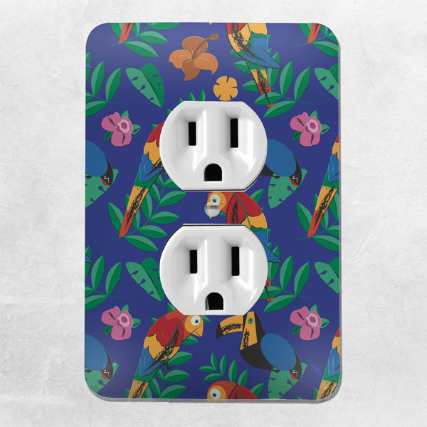 Parrots & Toucans Electric Outlet Plate - LIFESTYLE