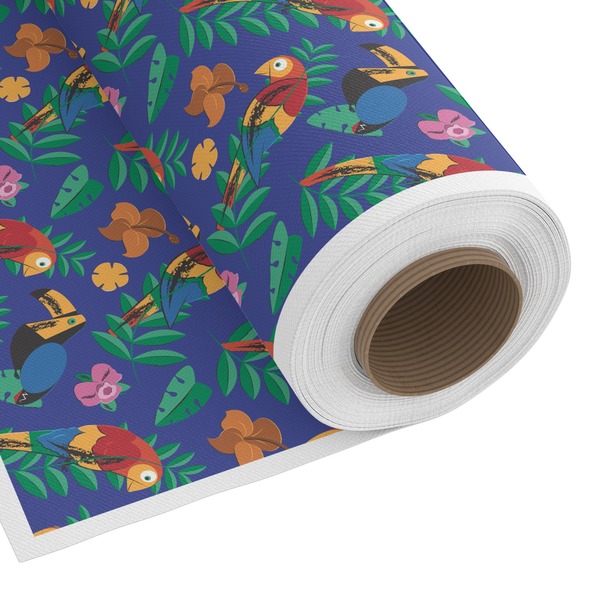 Custom Parrots & Toucans Fabric by the Yard - Spun Polyester Poplin