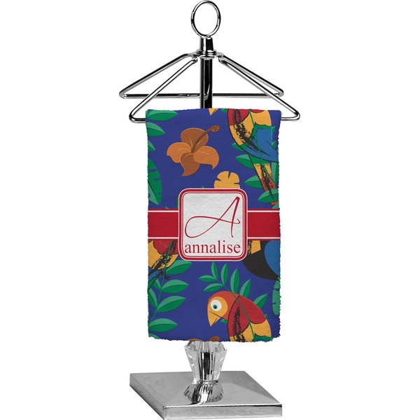 Custom Parrots & Toucans Finger Tip Towel - Full Print (Personalized)
