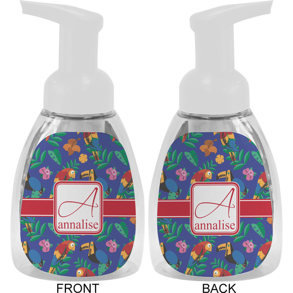 Parrots & Toucans Foam Soap Bottle Approval - White