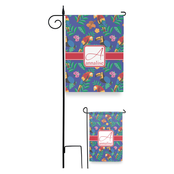 Parrots & Toucans Garden Flag - PARENT/MAIN