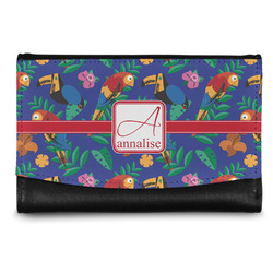 Parrots & Toucans Genuine Leather Women's Wallet - Small (Personalized)