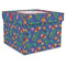 Parrots & Toucans Gift Boxes with Lid - Canvas Wrapped - X-Large - Front/Main