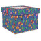 Parrots & Toucans Gift Boxes with Lid - Canvas Wrapped - XX-Large - Front/Main