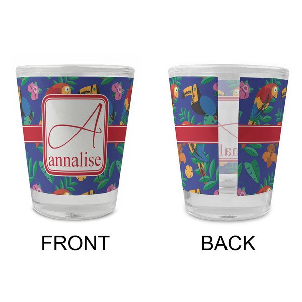 Parrots & Toucans Glass Shot Glass - Standard - APPROVAL