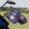 Parrots & Toucans Golf Club Cover - Set of 9 - On Clubs