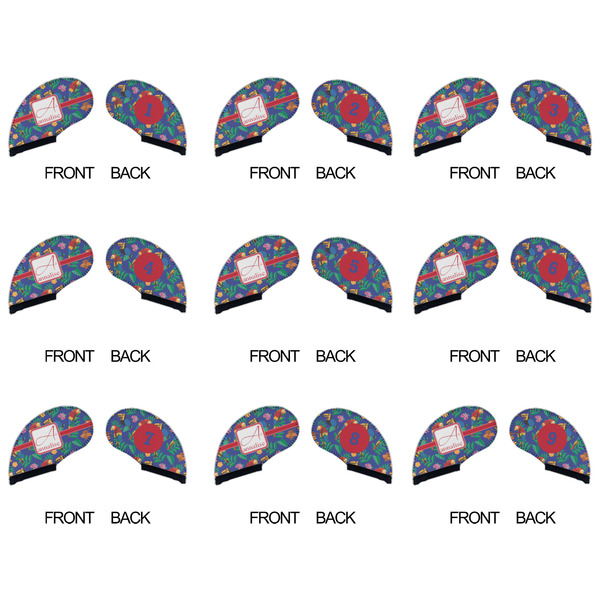 Parrots & Toucans Golf Club Covers - APPROVAL (set of 9)