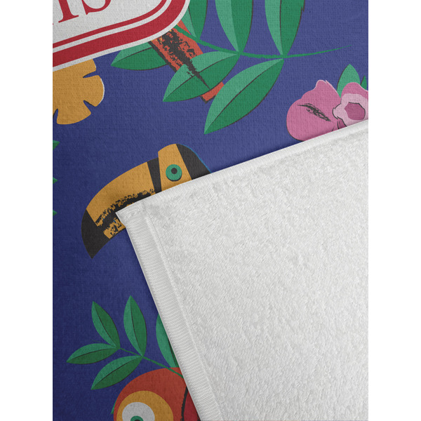 Parrots & Toucans Golf Towel - Detail