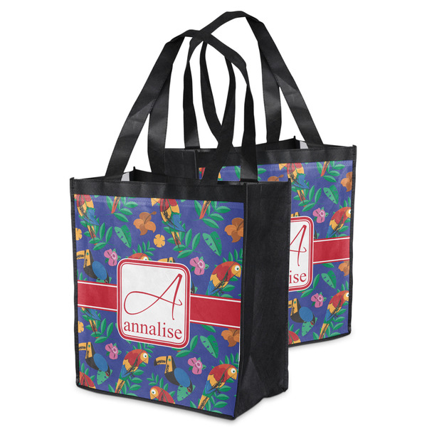 Parrots & Toucans Grocery Bag - MAIN