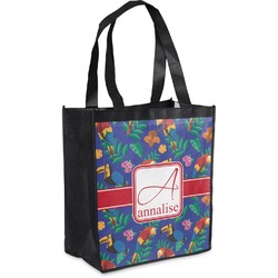 Parrots & Toucans Grocery Bag (Personalized)