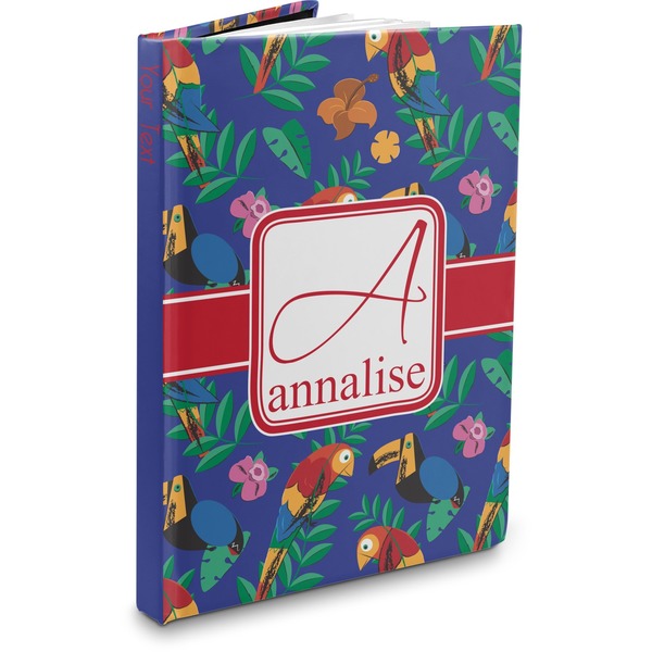 Custom Parrots & Toucans Hardbound Journal (Personalized)
