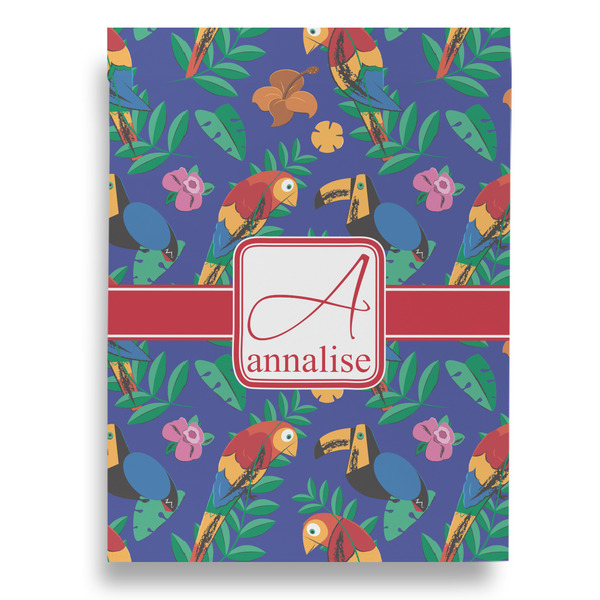 Parrots & Toucans House Flags - Single Sided - FRONT