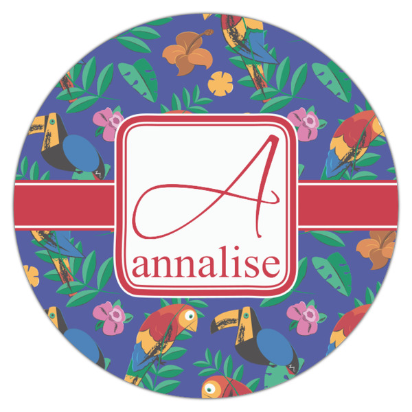 Parrots & Toucans Icing Circle - Small - Single