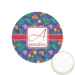 Parrots & Toucans Printed Cookie Topper - 1.25" (Personalized)