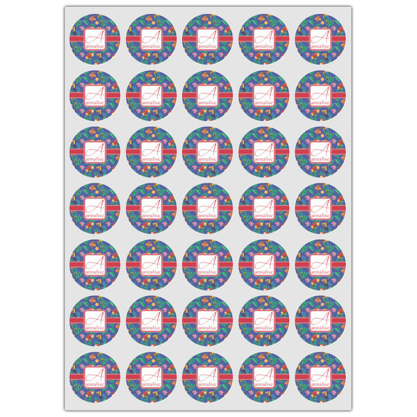 Parrots & Toucans Icing Circle - XSmall - Set of 35