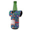 Parrots & Toucans Jersey Bottle Cooler - ANGLE (on bottle)