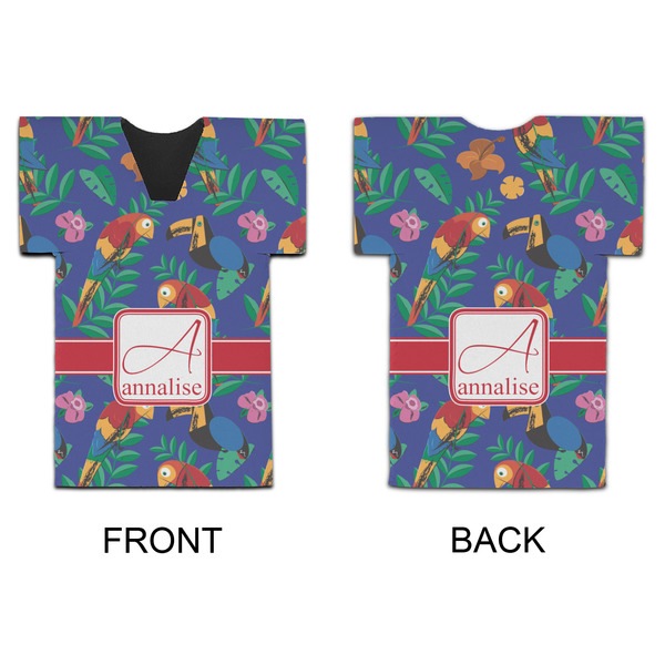 Parrots & Toucans Jersey Bottle Cooler - APPROVAL