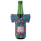 Parrots & Toucans Jersey Bottle Cooler - FRONT (on bottle)