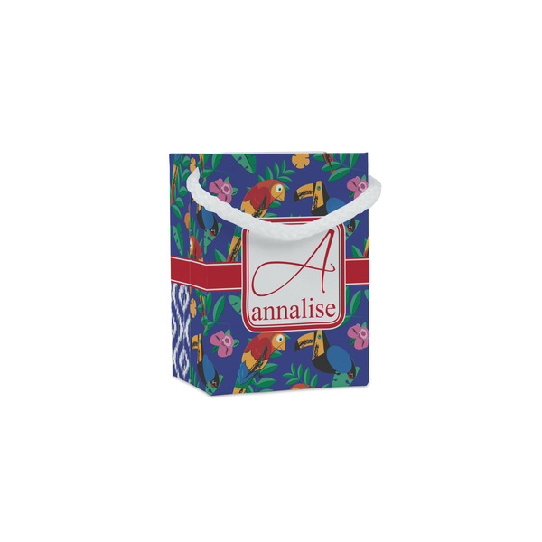 Custom Parrots & Toucans Jewelry Gift Bags (Personalized)