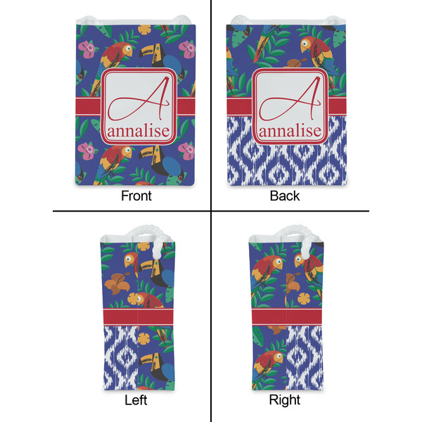 Parrots & Toucans Jewelry Gift Bag - Matte - Approval