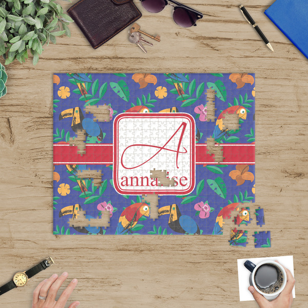 Parrots & Toucans Jigsaw Puzzle 500 Piece - In Context