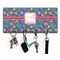 Parrots & Toucans Key Hanger w/ 4 Hooks & Keys