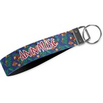 Parrots & Toucans Webbing Keychain Fob - Small (Personalized)