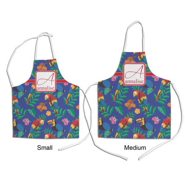 Parrots & Toucans Kid's Aprons - Comparison