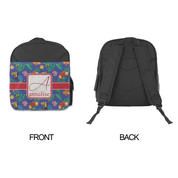 Parrots & Toucans Kid's Backpack - Approval