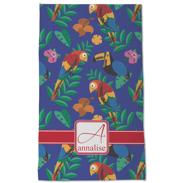 Parrots & Toucans Kitchen Towel - Poly Cotton - Full Front