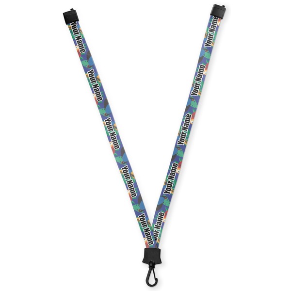 Custom Parrots & Toucans Lanyard (Personalized)