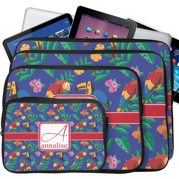 Parrots & Toucans Laptop Case Sizes