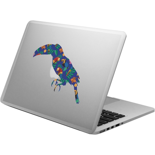 Custom Parrots & Toucans Laptop Decal